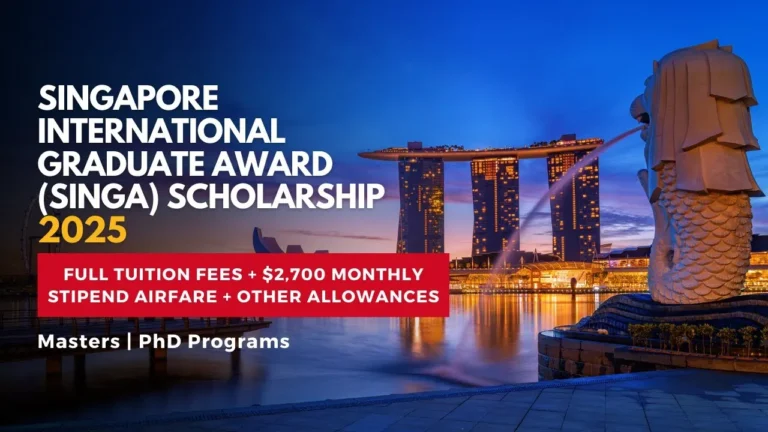 SINGA Graduate Research Scholarship